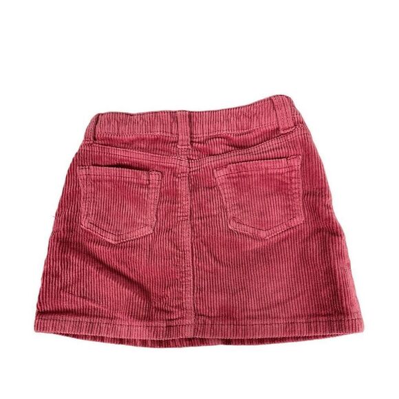 Cat & Jack Corduroy Adjustable Waist Skirt XS 4/5 Mauve - Picture 2 of 6